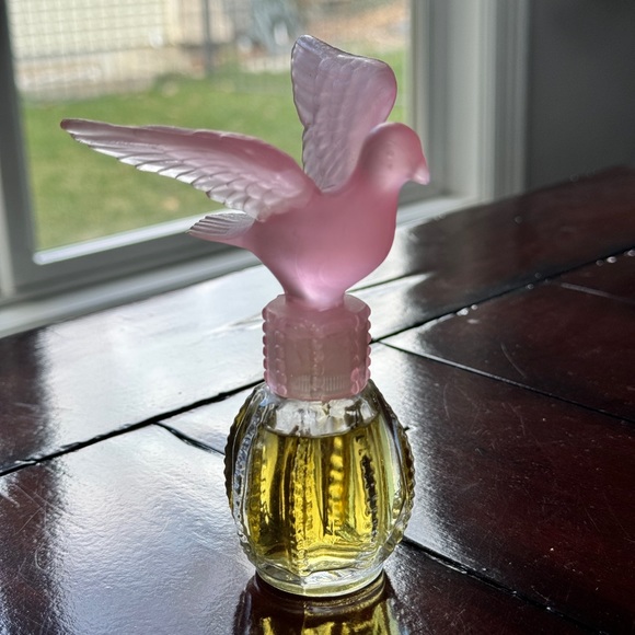Vintage Delager Royal Dove Pink Bird Perfume Bottle - Picture 3 of 6